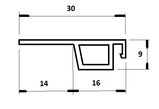 Fix szúnyogháló ABLAKRA - fautánzatú 3